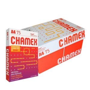Papel Sulfite A4 Chamex Office 75g 210 x 297mm – Caixa com 10 Resmas – 5000 Folhas (cópia)